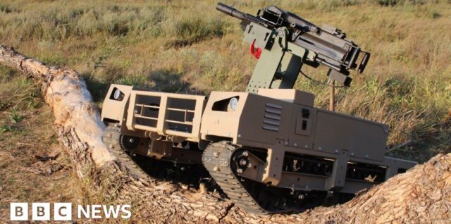 Robot bersenjata di medan perang Ukraina, menciptakan era baru konflik