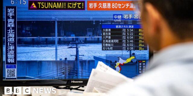 Peringatan tsunami di Jepang, evakuasi warga ke tempat aman
